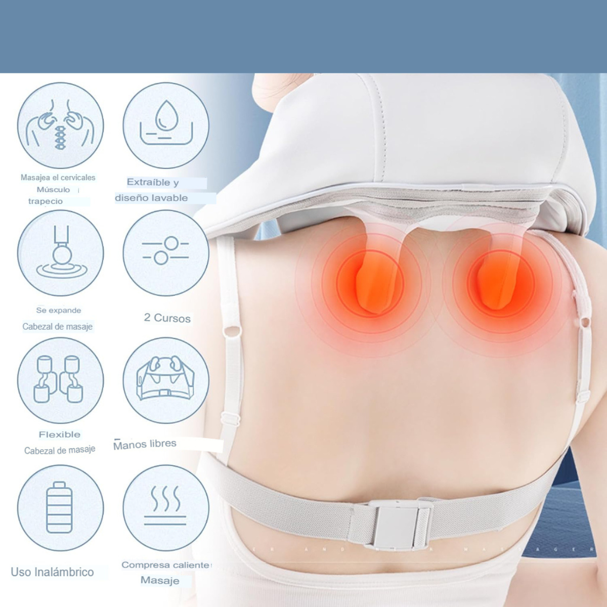 Cojín de Masaje Cervical Premium